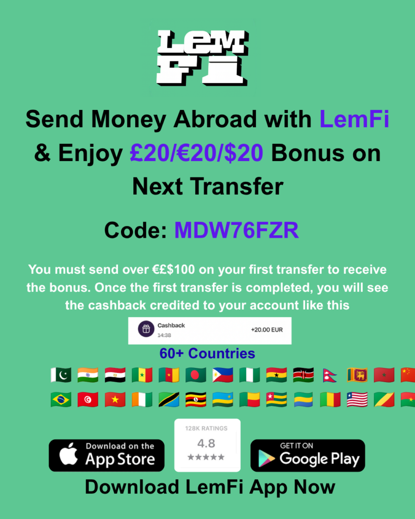 Lemfi Referral Code